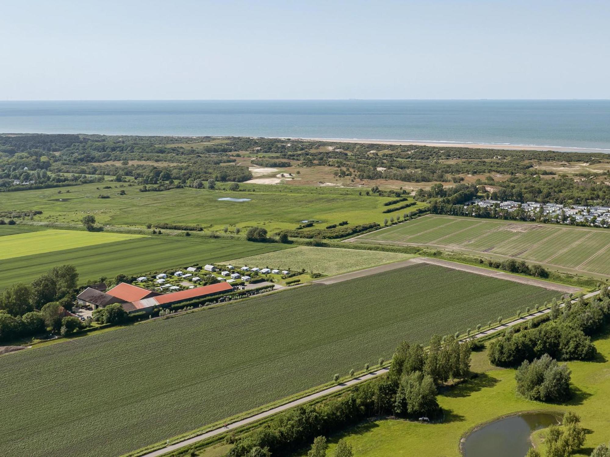 Willa Studio In A Mini-Campsite Near Beach Vrouwenpolder Zewnętrze zdjęcie