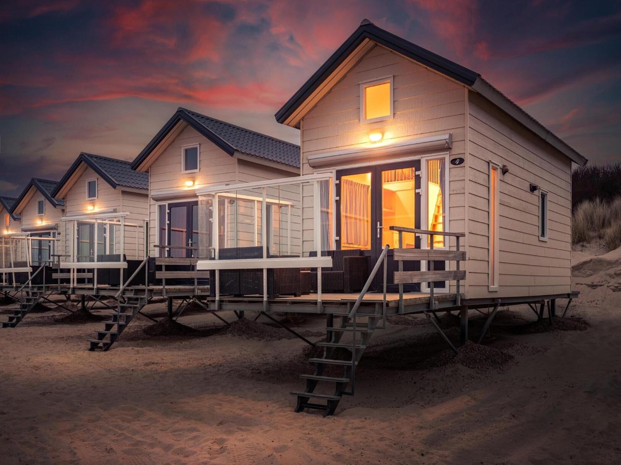 Willa Studio In A Mini-Campsite Near Beach Vrouwenpolder Zewnętrze zdjęcie